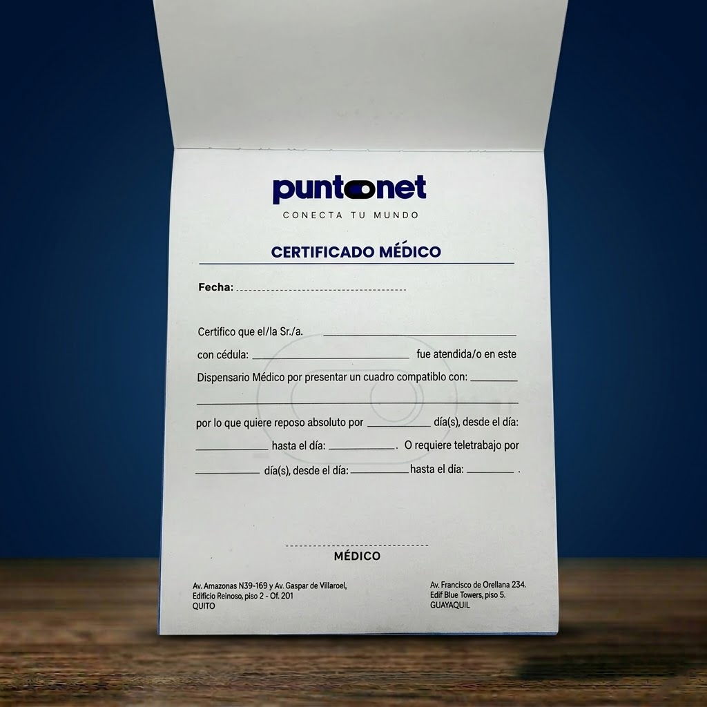 Bloc de papel químico